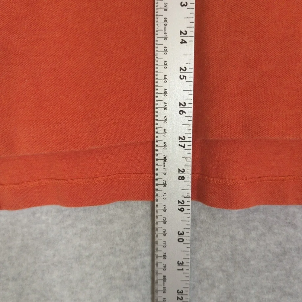 Vtg Ralph Lauren Polo Golf Shirt Mens M‎ Orange Pony Casual Short Sleeve Preppy